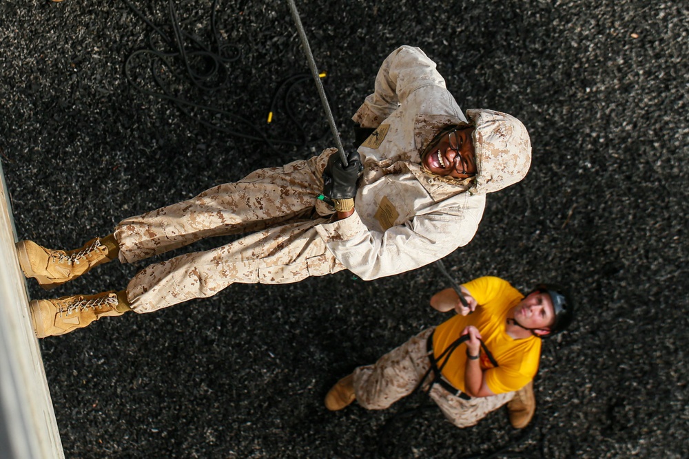 Echo Company Rappel Tower