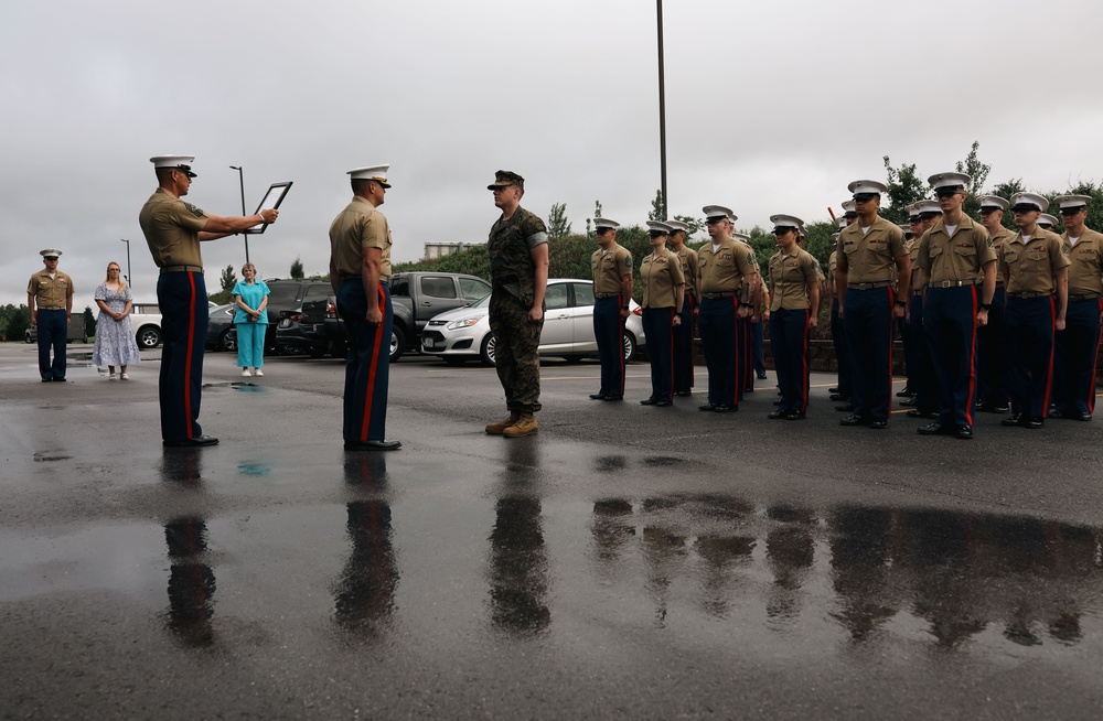 SERGEANT MAJOR OF THE MARINE CORPS VISITS KANSAS CITY