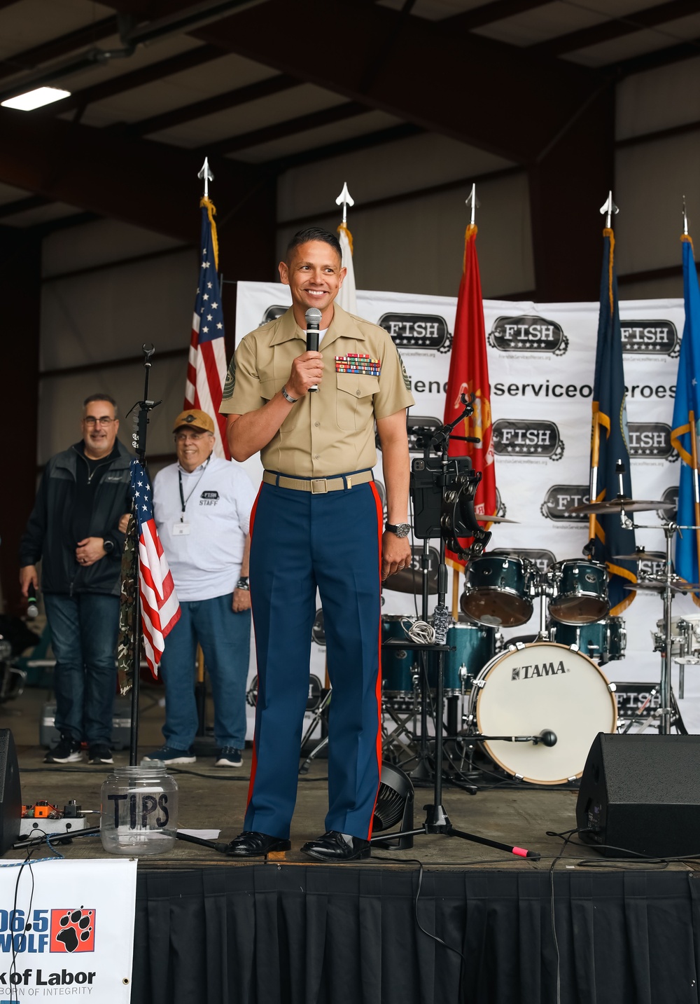 SERGEANT MAJOR OF THE MARINE CORPS VISITS KANSAS CITY