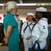 U.S. Navy Sailors interact with Miami VA Medical Center staff during Fleet Week Miami 2024