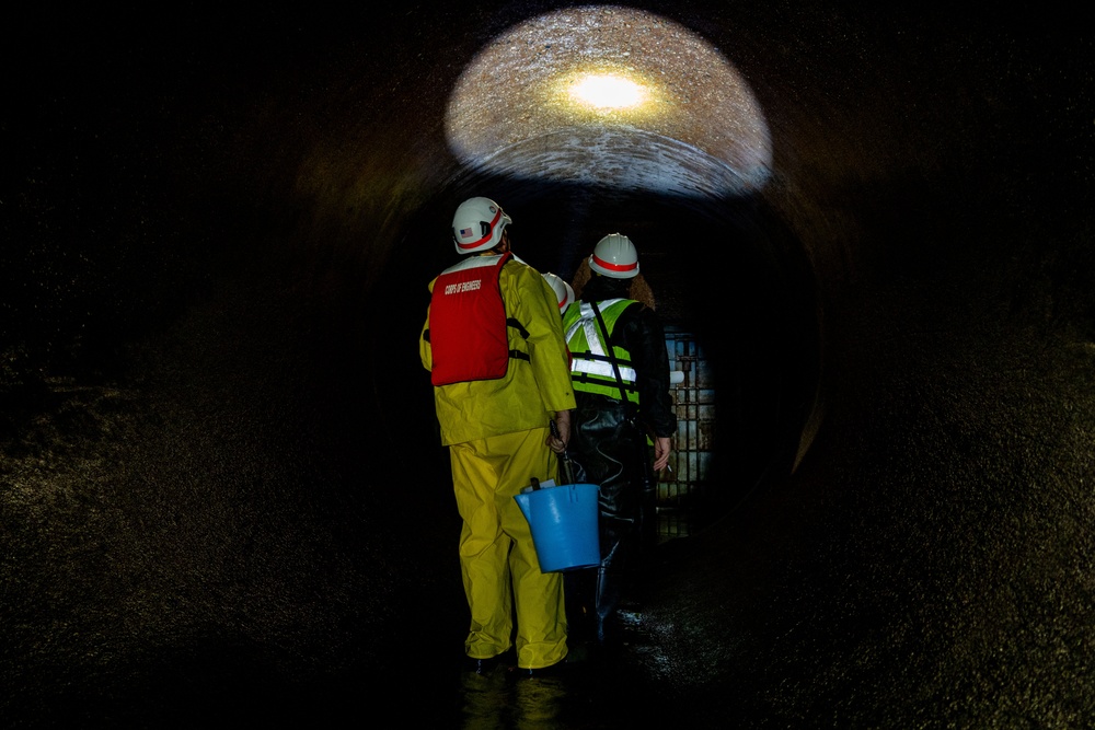 Louisville District conducts dam conduit inspection at C.J. Brown Dam &amp; Reservoir