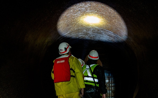Louisville District conducts dam conduit inspection at C.J. Brown Dam &amp; Reservoir