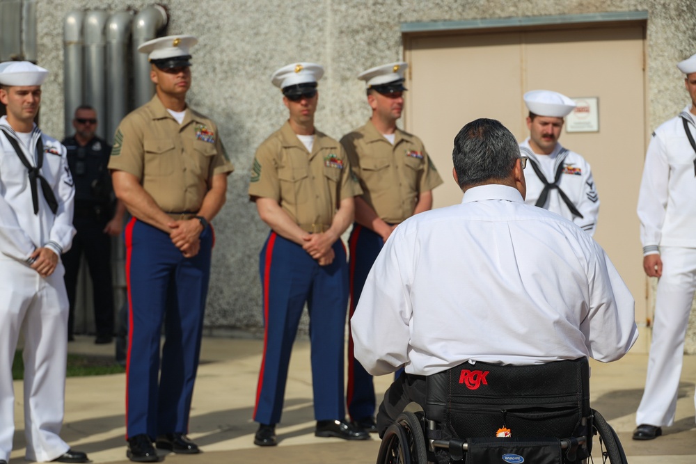 Marines and Sailors visit Miami VA Medical Center during Fleet Week Miami 2024