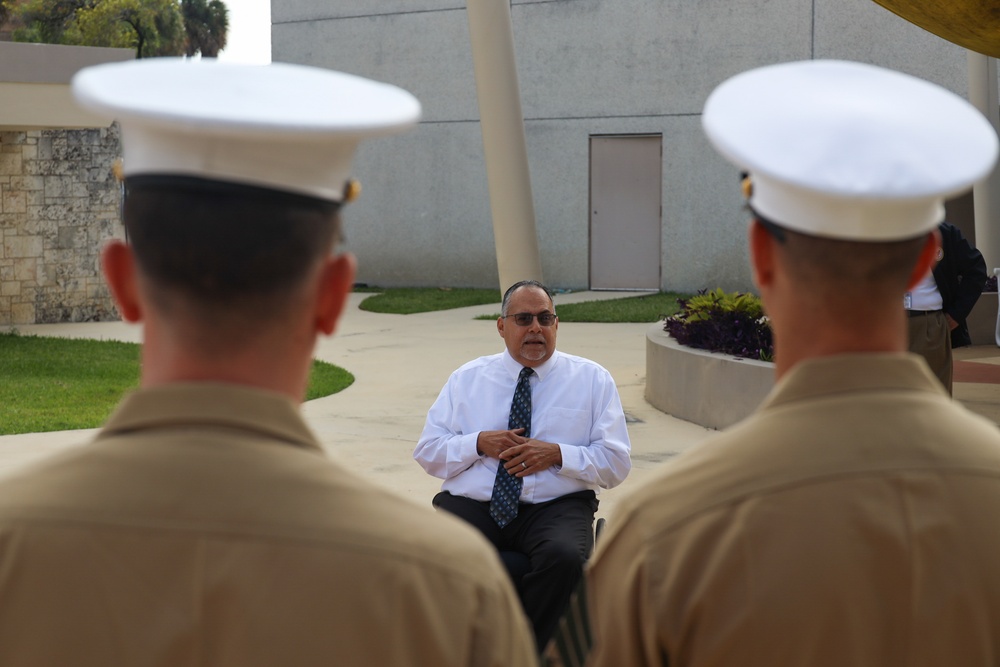 Marines and Sailors visit Miami VA Medical Center during Fleet Week Miami 2024