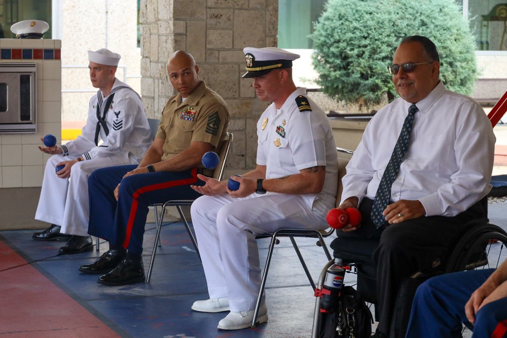 Marines and Sailors visit Miami VA Medical Center during Fleet Week Miami 2024