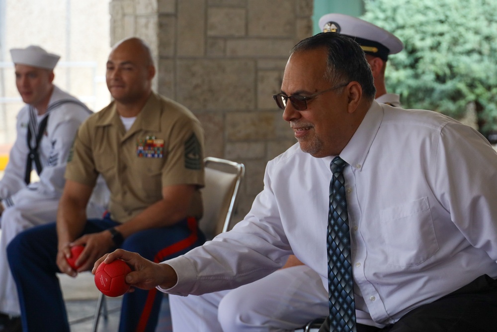 Marines and Sailors visit Miami VA Medical Center during Fleet Week Miami 2024