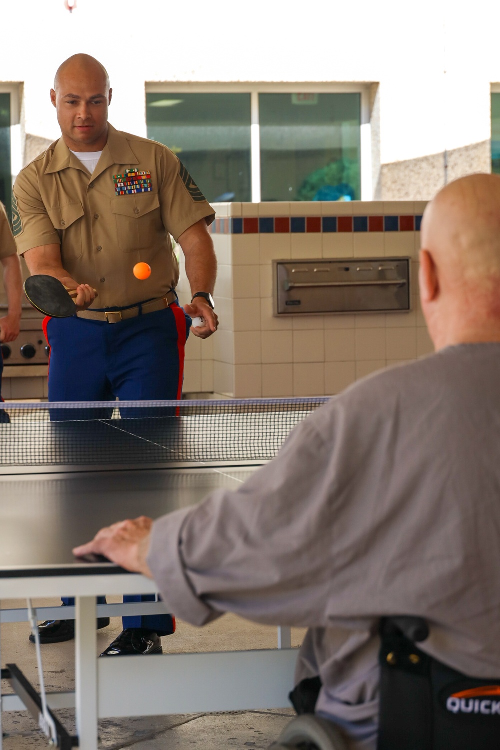 Marines and Sailors visit Miami VA Medical Center during Fleet Week Miami 2024