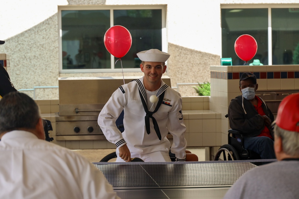 Marines and Sailors visit Miami VA Medical Center during Fleet Week Miami 2024