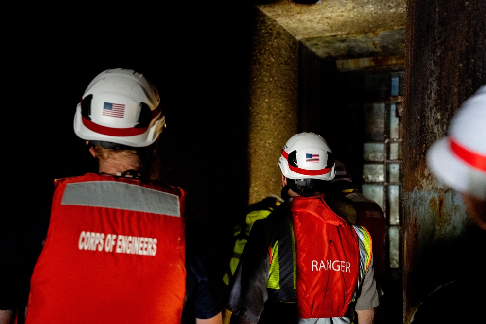 Louisville District conducts dam conduit inspection at C.J. Brown Dam &amp; Reservoir