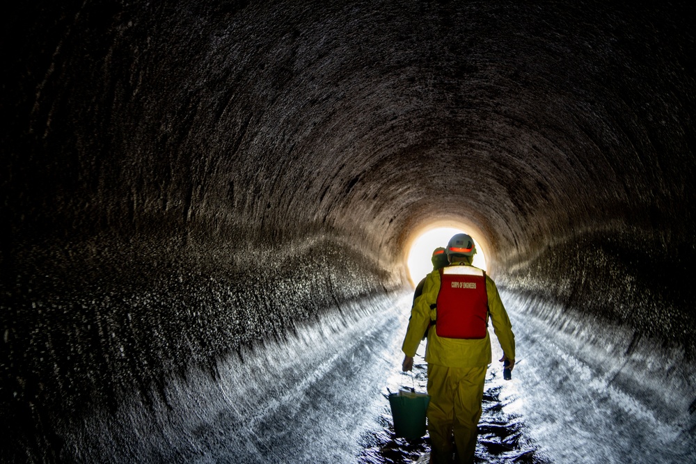 Louisville District conducts dam conduit inspection at C.J. Brown Dam &amp; Reservoir