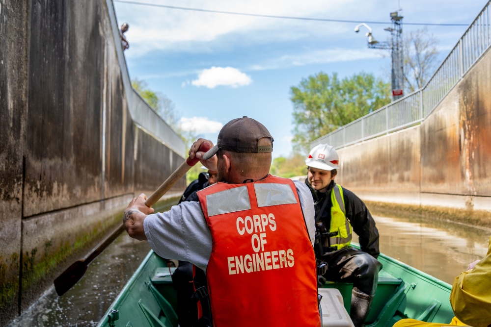 Louisville District conducts dam conduit inspection at C.J. Brown Dam &amp; Reservoir