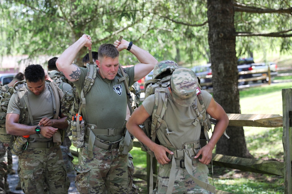 Region II Best Warrior Competitors Prepare to Ruck