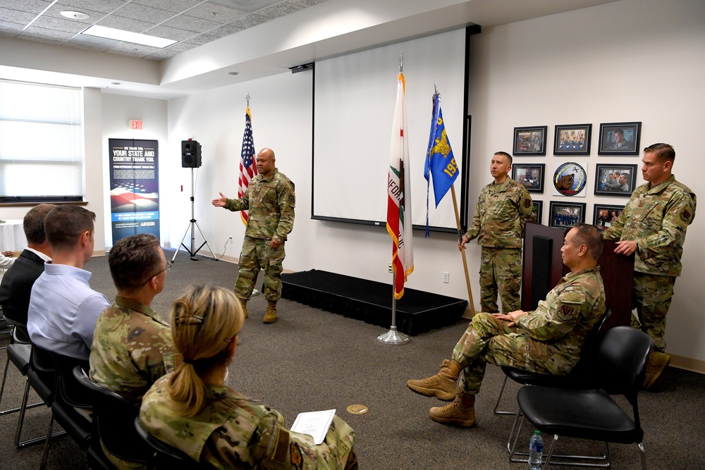 Col. Christopher &quot;CJ&quot; Johnson assumes command of the 195th Operations Group