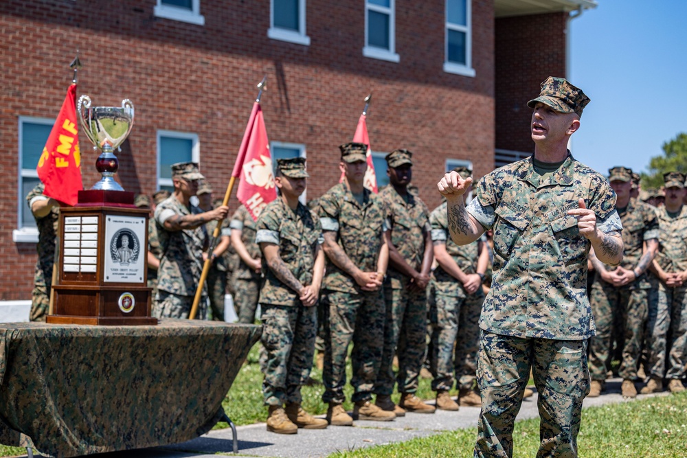 Battalion Landing Team 1/6 Receives the Lieutenant General Chesty Puller Outstanding Leadership Award