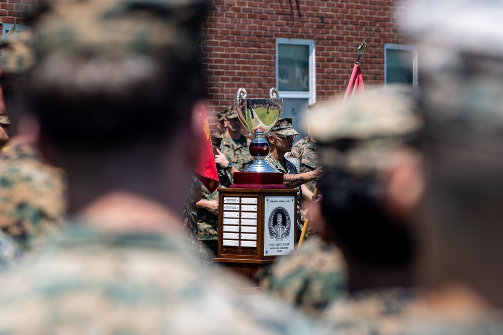 Battalion Landing Team 1/6 Receives the Lieutenant General Chesty Puller Outstanding Leadership Award