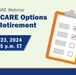 Retiring? Get Answers to Your TRICARE Questions at May 23 Webinar