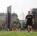 Maryland Army National Guard Soldier Carries Kettlebells during the ACFT