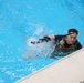 Pennsylvania Army National Guard Soldier Swims During the CWST