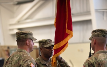 555TH ENGINEER BRIGADE “TRIPLE NICKEL” HOSTS CHANGE OF RESPONSIBILITY FROM CSM ANTHONY POWERS TO CSM TONY WILLIAMS