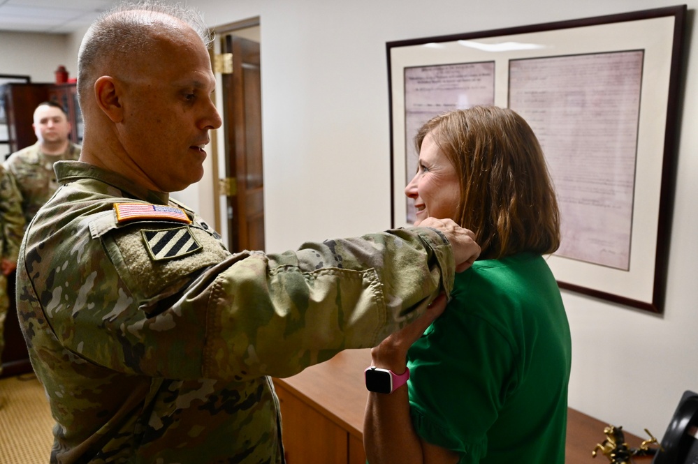 Mrs. Stephanie Davis awarded the Georgia Commendation Medal