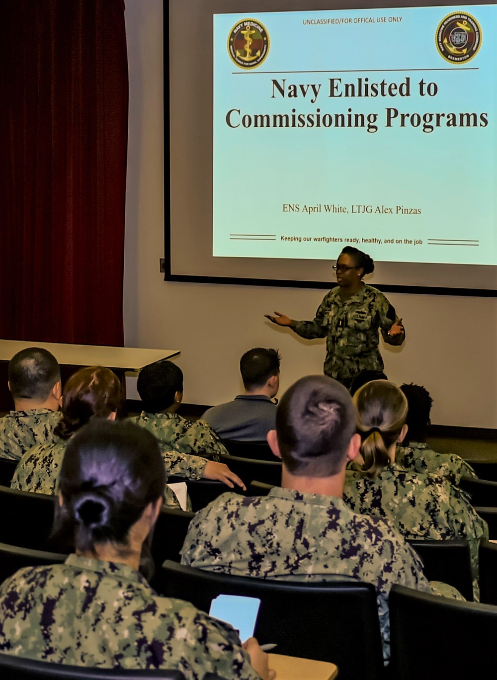 Enlisted to Officer Mustang Rodeo held at NMRTC Bremerton