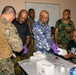 MRF-D 24.3: U.S. Navy, PNGDF medical personnel rehearse intravenous procedures