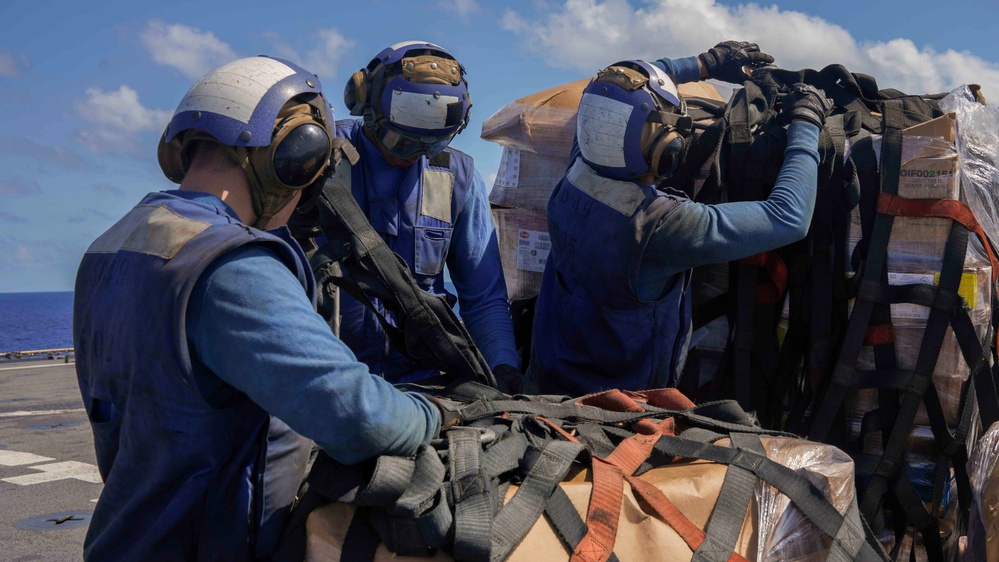 Balikatan 24: VERTREP Aboard USS Harpers Ferry