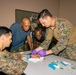 MRF-D 24.3: U.S. Navy, PNGDF medical personnel rehearse intravenous procedures