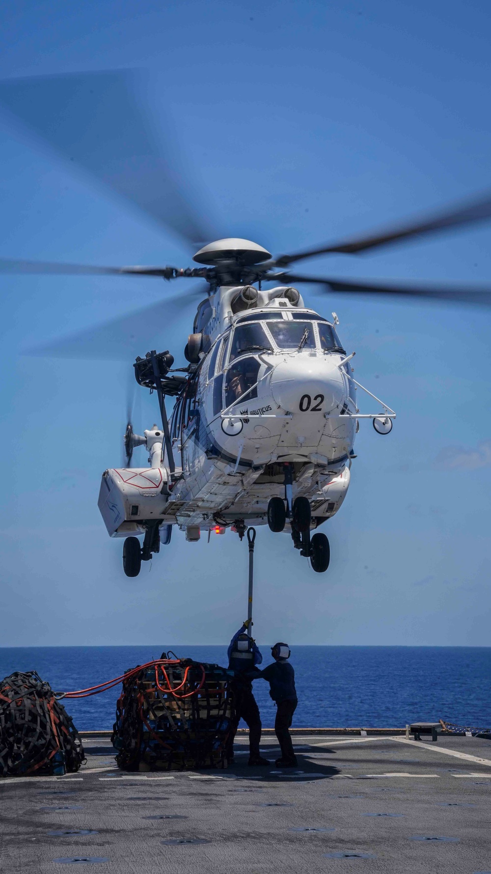 Balikatan 24: VERTREP Aboard USS Harpers Ferry