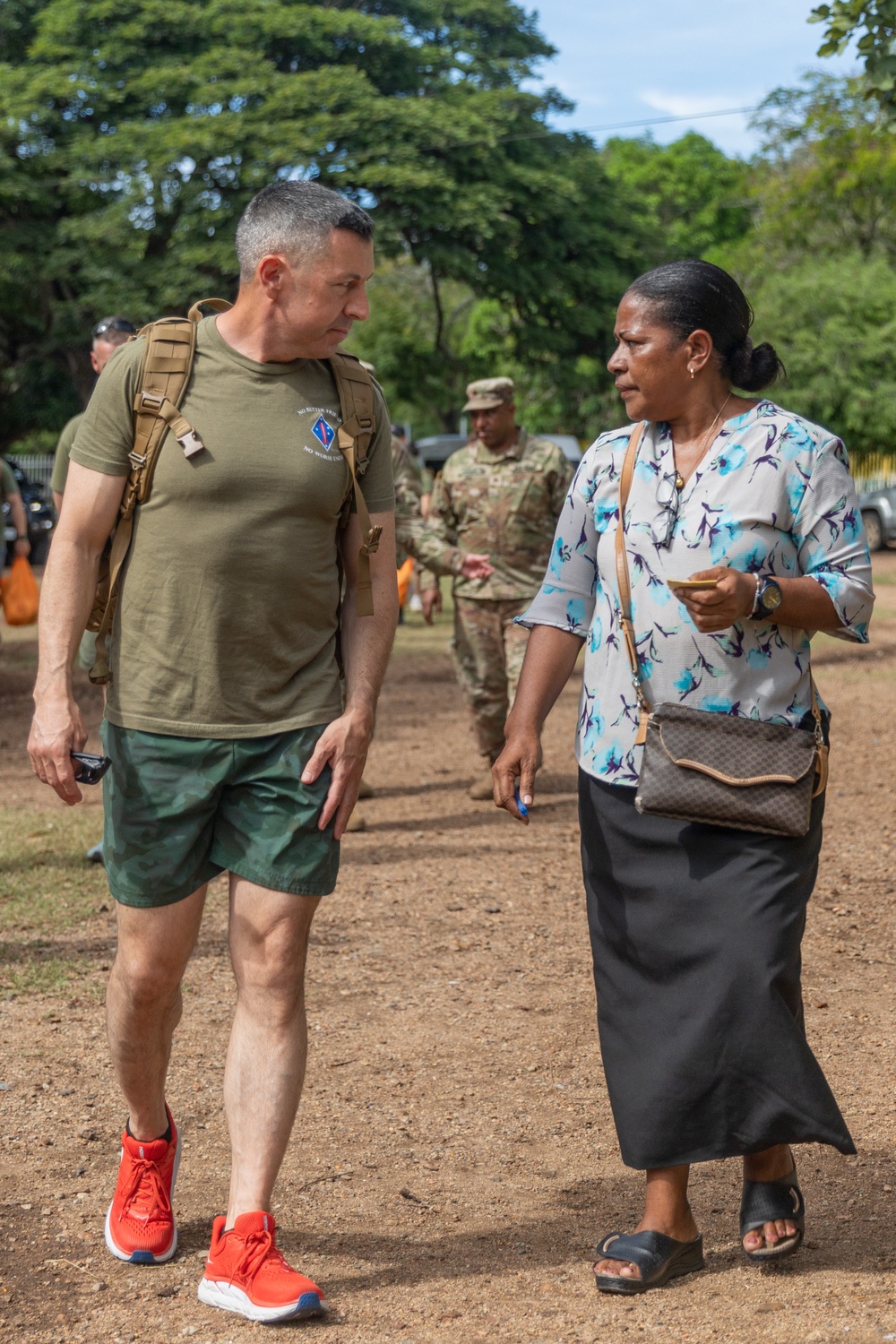 MRF-D 24.3: U.S. Marines, Sailors visit Papua New Guinea primary school during HADR exercise