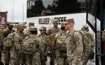 1-14th Field Artillery deploys to Europe