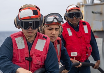 USS Higgins Firefighting Training