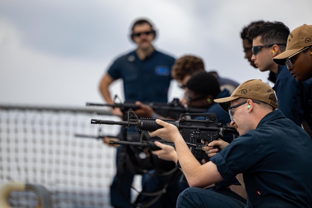 USS Higgins Gun Shoot