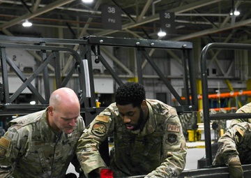 515th AMOW Command Team Visit the 732nd Air Mobility Squadron