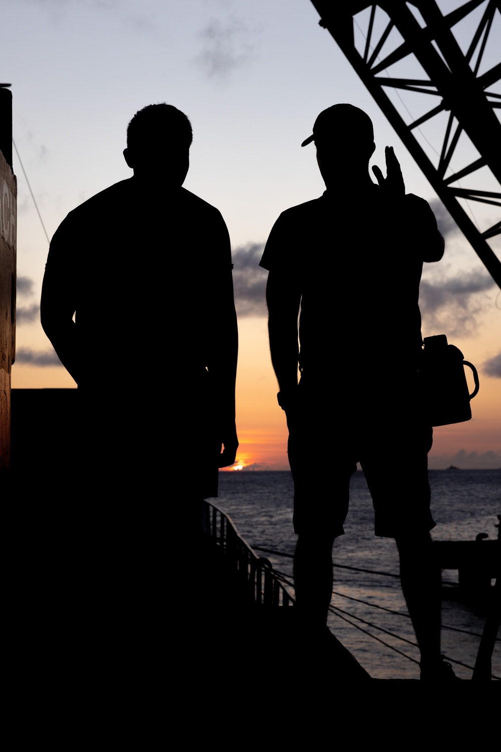 Balikatan 24: U.S. Army Divers Unload Equipment from Cargo Ship