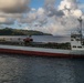 Balikatan 24: U.S. Army Divers Unload Equipment from Cargo Ship
