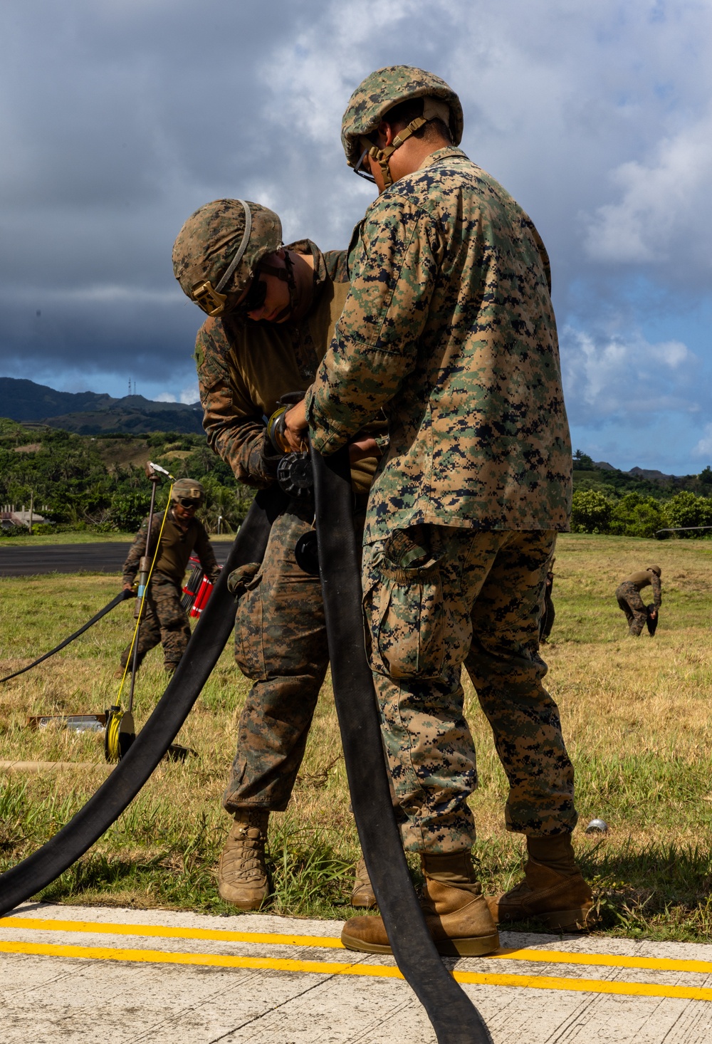 DVIDS - Images - Balikatan 24: Marines refuel CH-47 at Forward Arming ...