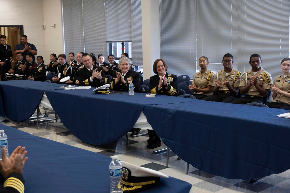 CNO Visits Rickover Naval Academy High School