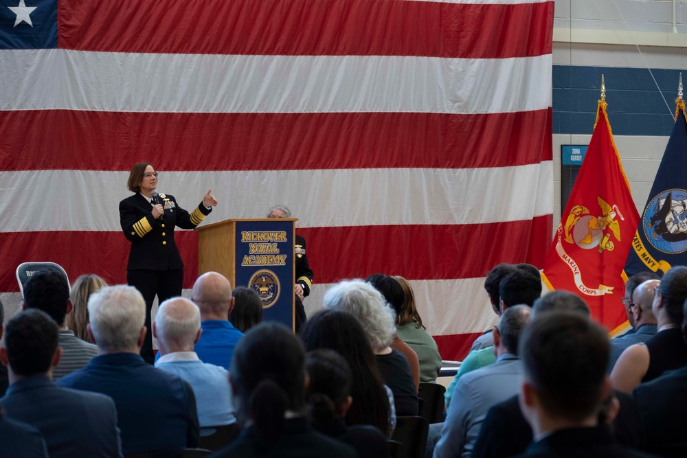 CNO Visits Rickover Naval Academy High School