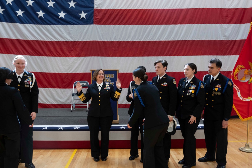 CNO Visits Rickover Naval Academy High School