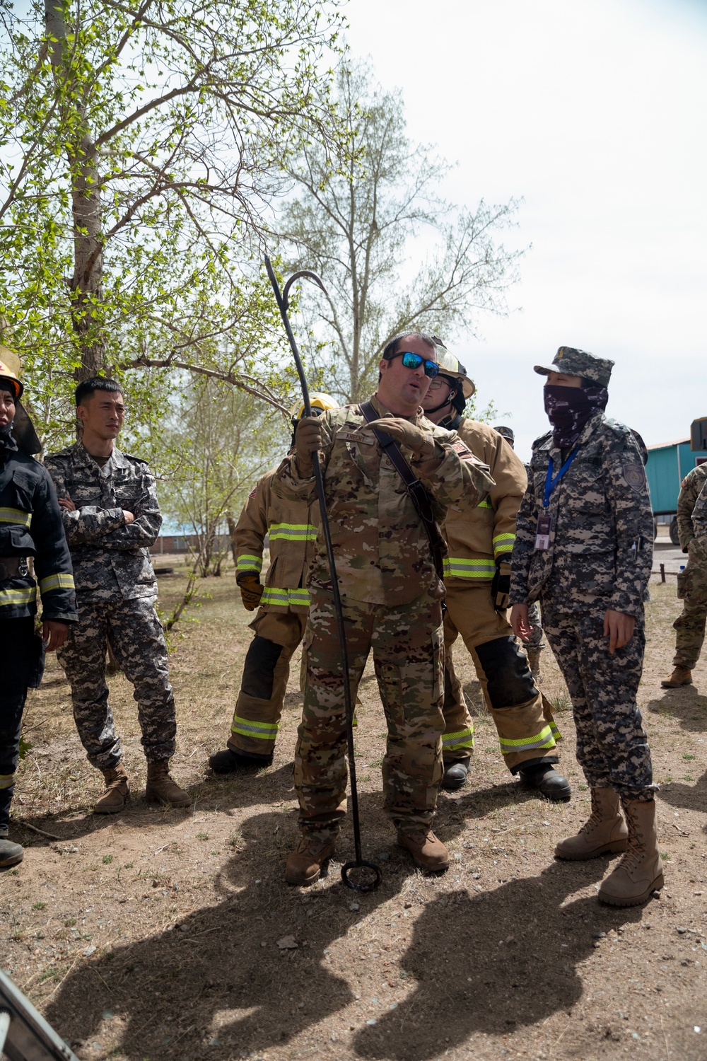 U.S., Mongolia exchange emergency response strategies during Gobi Wolf