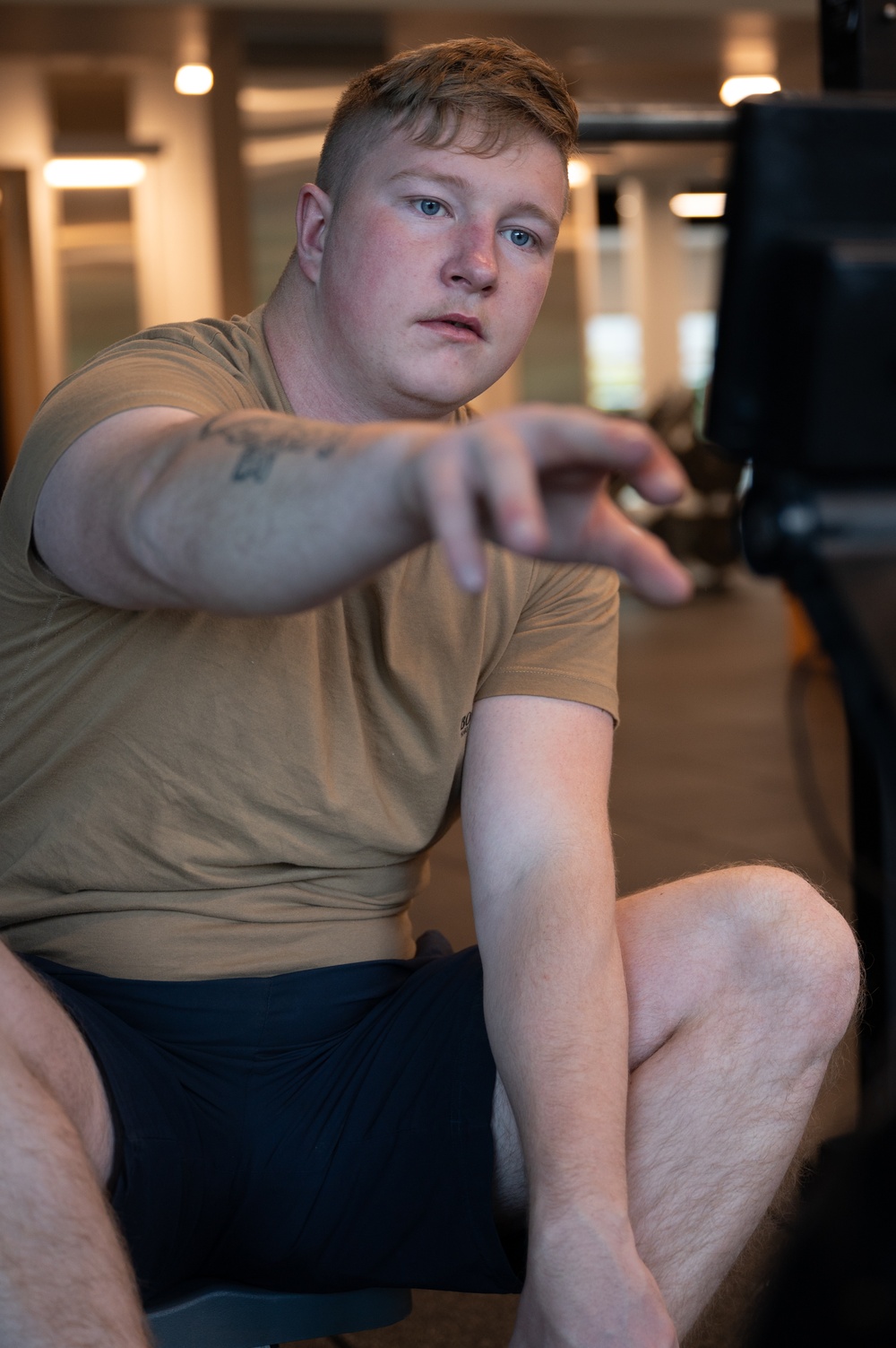 Recovering Service Members participate in a warrior athlete reconditioning program training camp at Nike World Headquarters