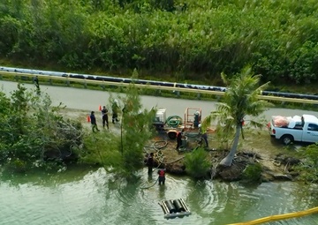 U.S. Coast Guard conducts spill response exercise with Supreme Petroleum Guam