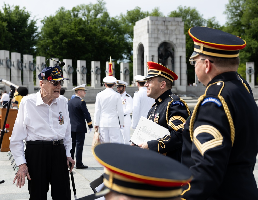VE Day Observance at WWII Memorial