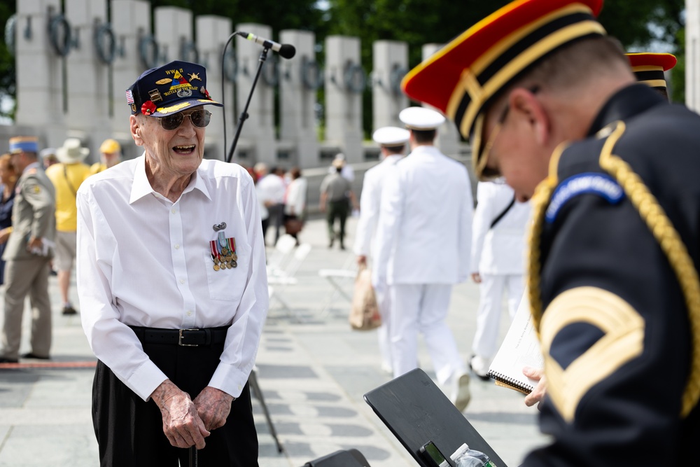 VE Day Observance at WWII Memorial