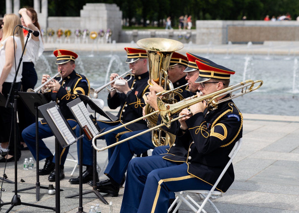 VE Day Observance at WWII Memorial