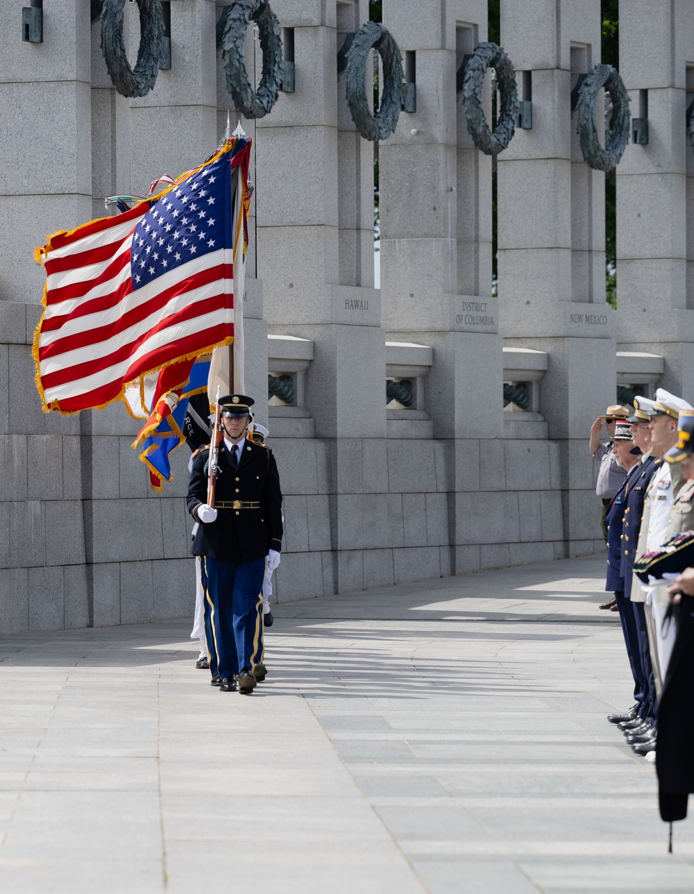 VE Day Observance at WWII Memorial