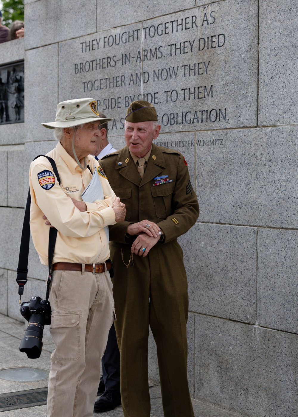VE Day Observance at WWII Memorial