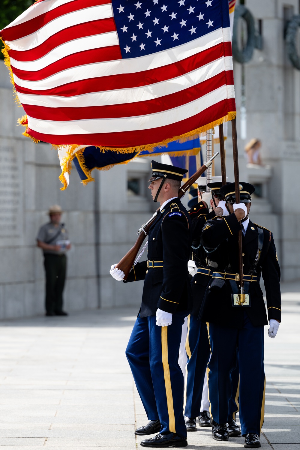 VE Day Observance at WWII Memorial