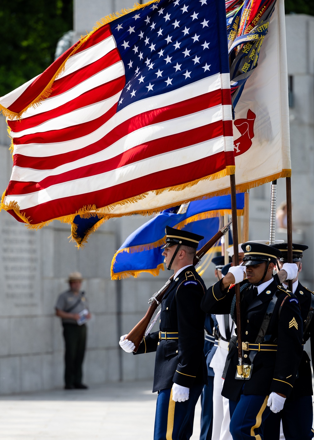 VE Day Observance at WWII Memorial